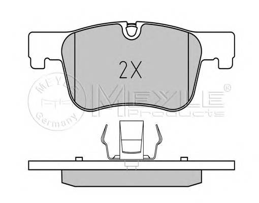 MEYLE 025 255 0618 Комплект тормозных колодок