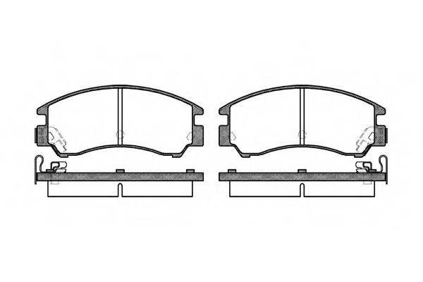 ROADHOUSE 2191.04 Комплект гальмівних колодо... ROADHOUSE 2191.04 Комплект гальмівних колодо...