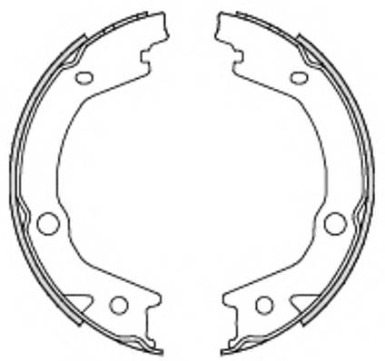 REMSA 4697.00 Комплект тормозных колодок