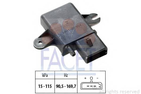 FACET 10.3002 Датчик давления воздуха, вы...
