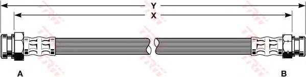 TRW PHA115 Тормозной шланг