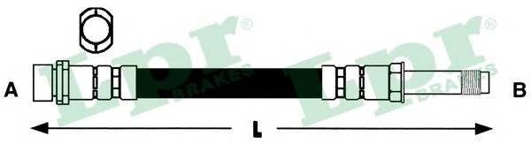 LPR 6T46592 Тормозной шланг LPR 6T46592 Тормозной шланг