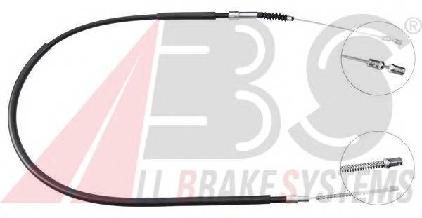 A.B.S. K10676 Трос, стояночная тормозная 