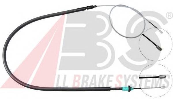 A.B.S. K13076 Трос, стояночная тормозная 