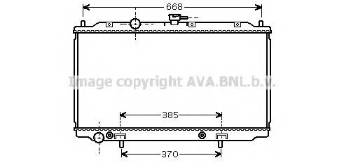 AVA QUALITY COOLING DN2223 Радиатор, охлаждение двига... AVA QUALITY COOLING DN2223 Радиатор, охлаждение двига...