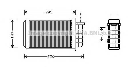AVA QUALITY COOLING FT6183 Теплообменник, отопление с