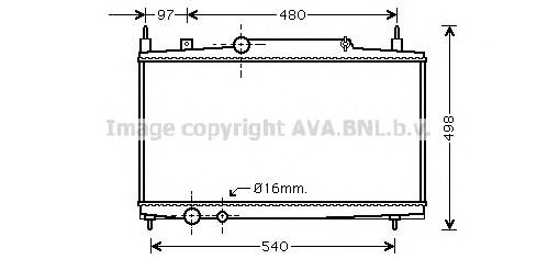 AVA QUALITY COOLING PEA2230 Радиатор, охлаждение двига... AVA QUALITY COOLING PEA2230 Радиатор, охлаждение двига...