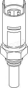 TOPRAN 500 522 Датчик, температура охлажд