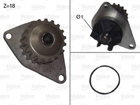 VALEO 506721 POMPA WODY