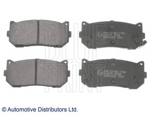 BLUE PRINT ADG04266 Комплект тормозных колодок