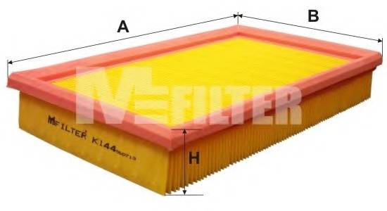 MFILTER K144 Фiльтр салону MFILTER K144 Фiльтр салону