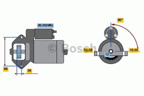 BOSCH 0 001 109 324 Стартер