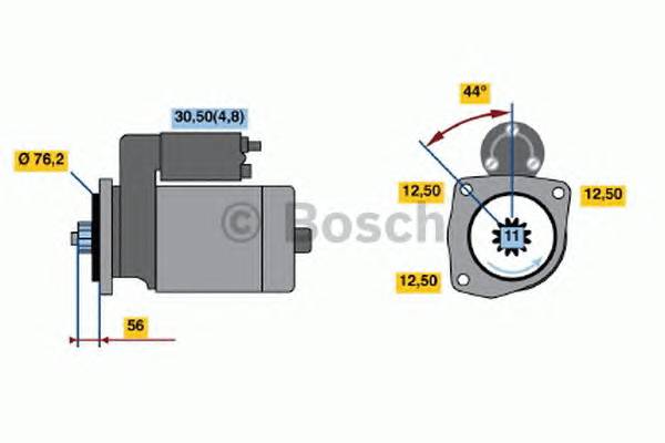 BOSCH 0 001 123 028 Стартер