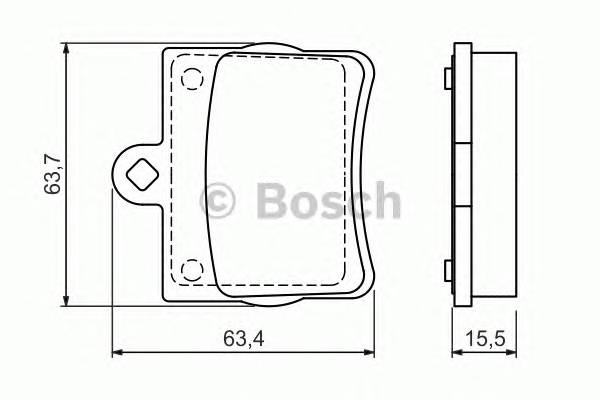 BOSCH 0 986 494 017 Комплект тормозных колодок... BOSCH 0 986 494 017 Комплект тормозных колодок...
