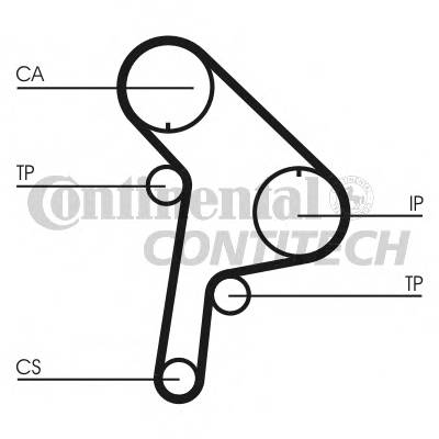 CONTITECH CT951 Ремень ГРМ