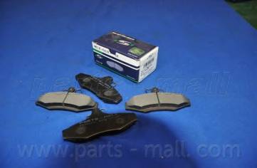 PARTS-MALL PKC-010 Комплект гальмівних колодо