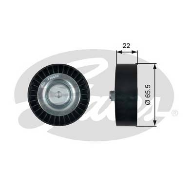 GATES T36458 Паразитный / ведущий ролик, 