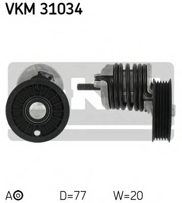 SKF VKM 31034 Натяжной ролик, поликлинов... SKF VKM 31034 Натяжной ролик, поликлинов...