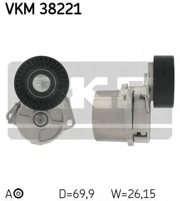 SKF VKM 38221 Натяжной ролик, поликлинов