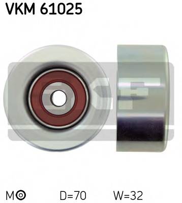 SKF VKM 61025 Паразитный / ведущий ролик, 