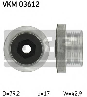 SKF VKM 03612 Механизм свободного хода г...