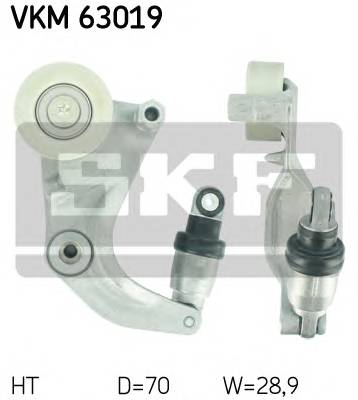 SKF VKM 63019 Натяжной ролик, поликлинов