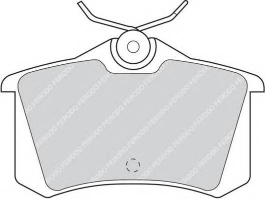 FERODO FDB726 Комплект тормозных колодок... FERODO FDB726 Комплект тормозных колодок...