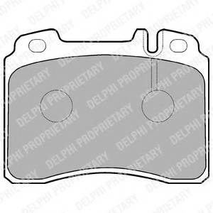 DELPHI LP929 Комплект тормозных колодок...