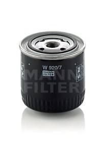 MANN-FILTER W 920/7 Масляный фильтр; Гидрофиль