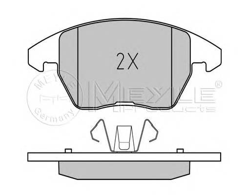 MEYLE 025 235 8919 Комплект тормозных колодок