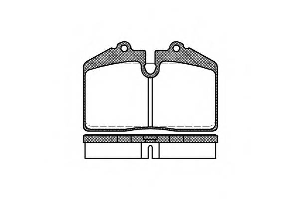 ROADHOUSE 2140.50 Комплект гальмівних колодо...