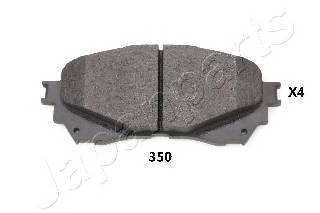 JAPANPARTS PA-350AF Комплект тормозных колодок... JAPANPARTS PA-350AF Комплект тормозных колодок...