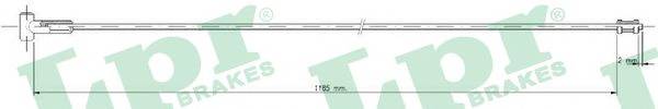 LPR C0755B Трос, стояночная тормозная 