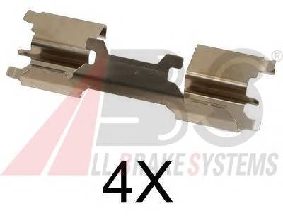 A.B.S. 1762Q Комплектуючі, колодки диск...