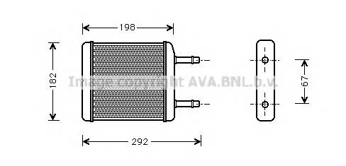 AVA QUALITY COOLING DWA6024 Теплообменник, отопление с... AVA QUALITY COOLING DWA6024 Теплообменник, отопление с...