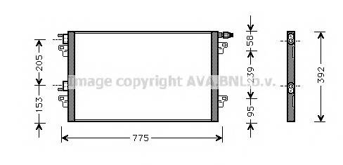 AVA QUALITY COOLING RTA5280 Конденсатор, кондиціонер AVA QUALITY COOLING RTA5280 Конденсатор, кондиціонер