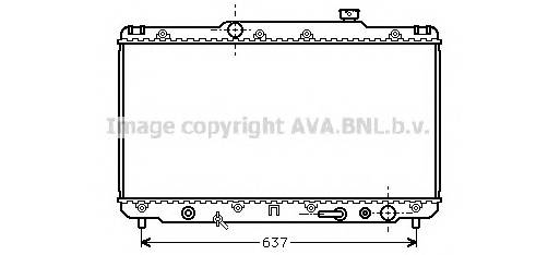AVA QUALITY COOLING TO2186 Радиатор, охлаждение двига... AVA QUALITY COOLING TO2186 Радиатор, охлаждение двига...
