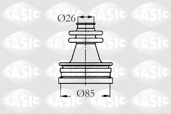SASIC 2873723 Комплект пылника, приводно... SASIC 2873723 Комплект пылника, приводно...