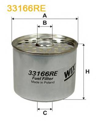 WIX FILTERS 33166RE Топливный фильтр WIX FILTERS 33166RE Топливный фильтр