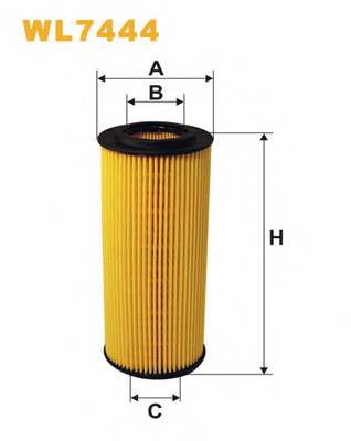 WIX FILTERS WL7444 Масляный фильтр WIX FILTERS WL7444 Масляный фильтр