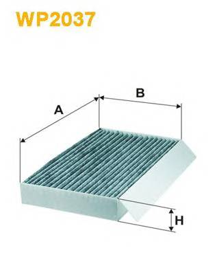 WIX FILTERS WP2037 Фильтр, воздух во внутренно