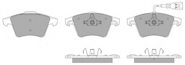 FREMAX FBP-1366-01 Комплект гальмівних колодо...