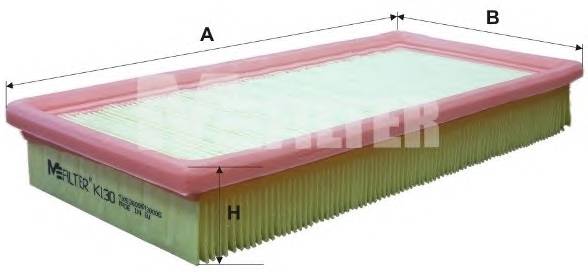MFILTER K130 Фiльтр салону