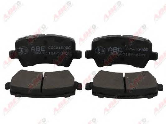 ABE C2G019ABE Комплект тормозных колодок
