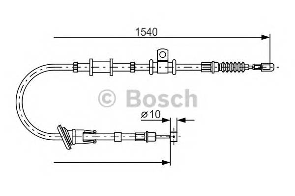 BOSCH 1 987 482 065 Трос, стояночная тормозная ... BOSCH 1 987 482 065 Трос, стояночная тормозная ...