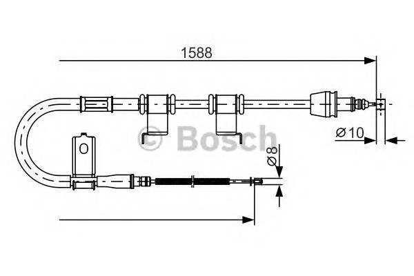 BOSCH 1 987 482 359 Трос, стояночная тормозная ... BOSCH 1 987 482 359 Трос, стояночная тормозная ...