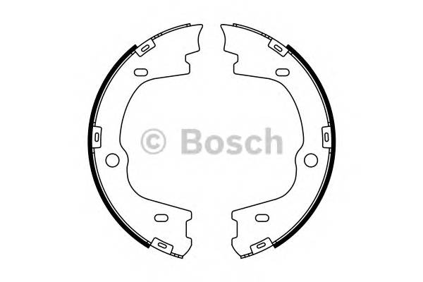 BOSCH 0 986 487 778 Комплект тормозных колодок...