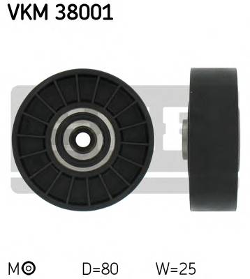 SKF VKM 38001 Натяжной ролик, поликлинов