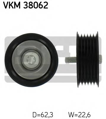 SKF VKM 38062 Паразитный / ведущий ролик, 