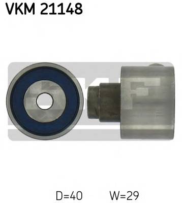 SKF VKM 21148 Паразитный / Ведущий ролик, 